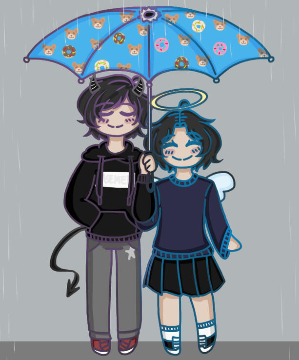 couple art, lined